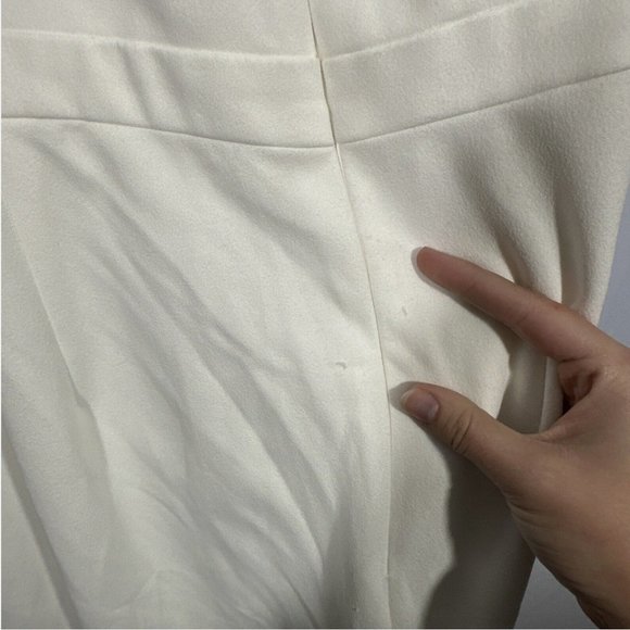 NWD DEFECT $250 Xscape Off the Shoulder Surplice Gown White [ SZ 20W PLUS ] Q451 - Picture 14 of 16